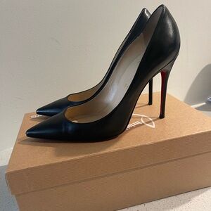 Christian Louboutin Decolette Black Stiletto Heels